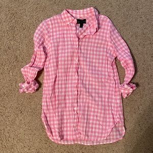 J.Crew Boy Fit Gingham Shirt